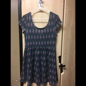 Mossimo Suppy Co. Printed Skater Dress